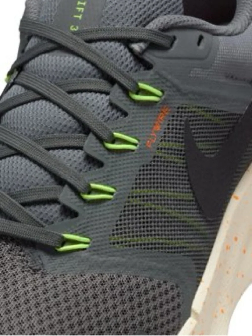 Nike Women’s Run Swift 3 Running Shoes Sneakers Size 9.5 & 10 Grey/ Black/Orange